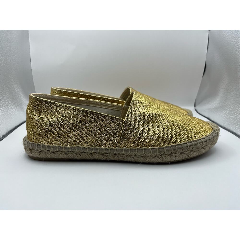J Crew Womens Woven Espadrille Flats Shoes Size 9 USED